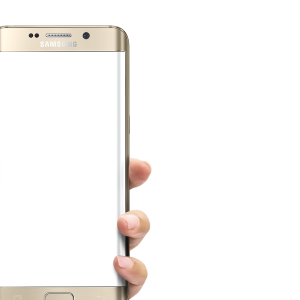 Phone in hand PNG