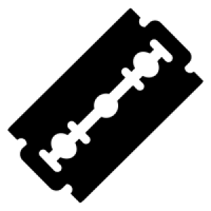 Razor blade PNG