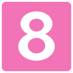number 8 PNG