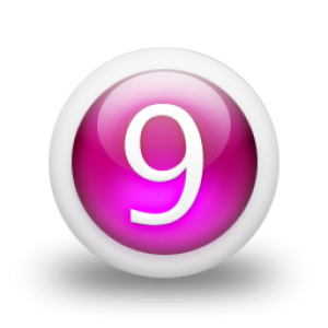 Number 9 PNG