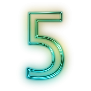 Number 5 PNG