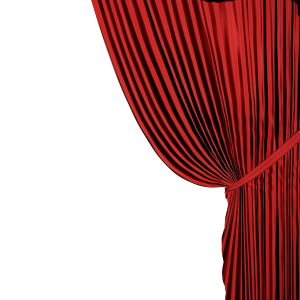 Red curtains PNG