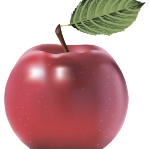 Tasty red apple PNG