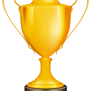 Award trophy cup