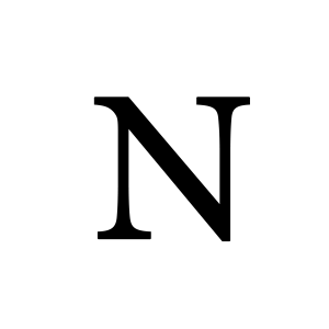 Letter N PNG