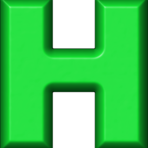 Letter H PNG