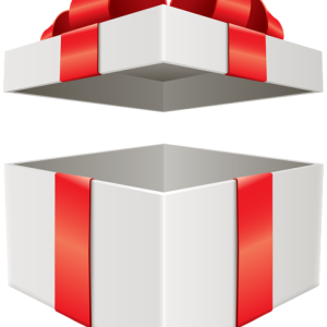 open gift box PNG