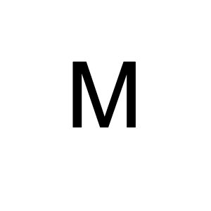 Letter M PNG