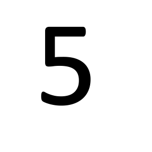 Number 5 PNG