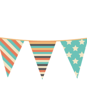 Party flags PNG