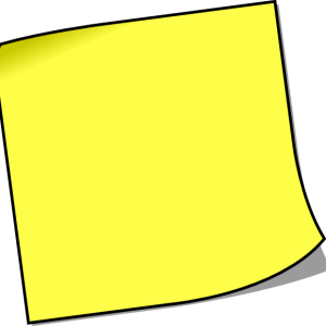 Sticky note PNG