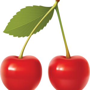 red cherry PNG image, free download