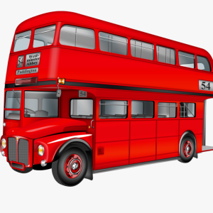 England London bus PNG