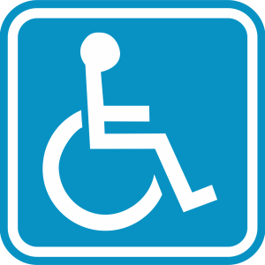 Disabled handicap symbol PNG