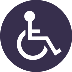 Disabled handicap symbol PNG
