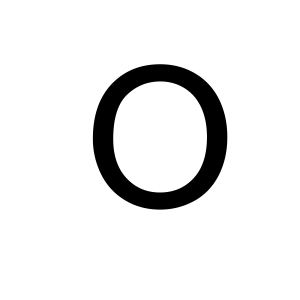 Letter O PNG