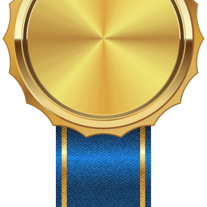 Gold medal PNG
