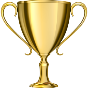 Award trophy cup