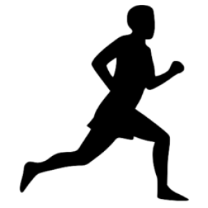 Running man PNG image