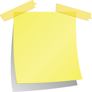 Sticky note PNG