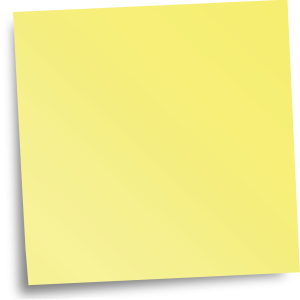 Sticky note PNG