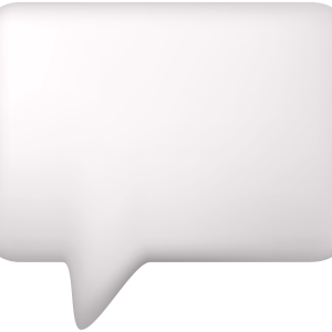 gray speech balloon PNG