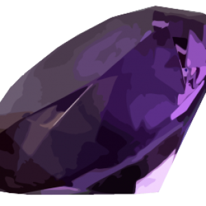 Purple diamond PNG image