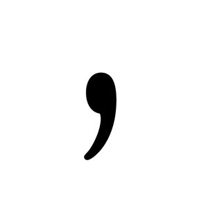 Comma PNG