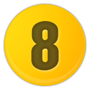 number 8 PNG