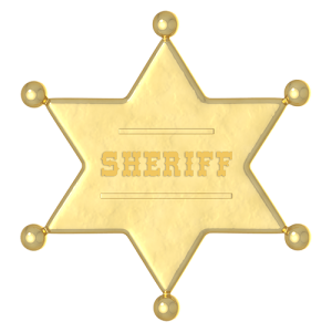 Sheriff badge PNG