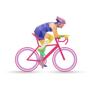 Cycling, cyclist PNG