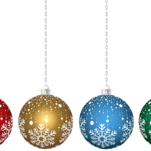 Christmas balls baubles