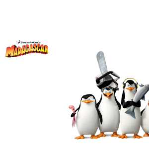 Madagascar penguins PNG