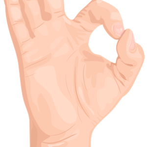 ok hand PNG