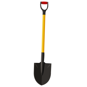 Shovel for garden PNG