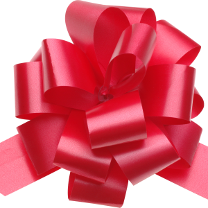 red ribbon bow PNG