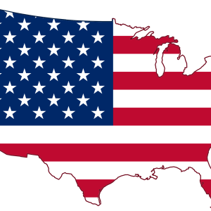 USA map PNG