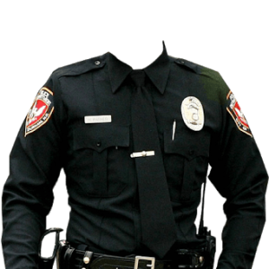 policeman frame suit PNG