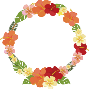 Floral frame PNG