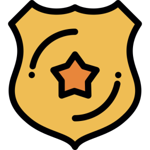 Police badge PNG
