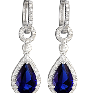 Diamond earrings PNG image