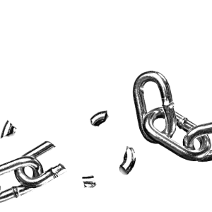 Broken chain PNG image