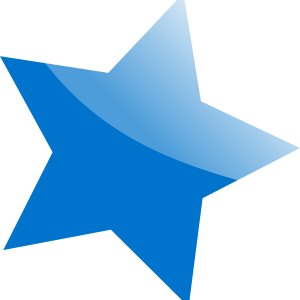 blue star PNG image