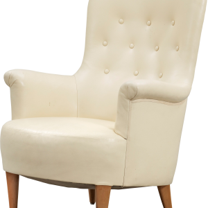 White armchair PNG image