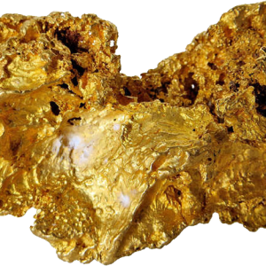 Gold nugget PNG image
