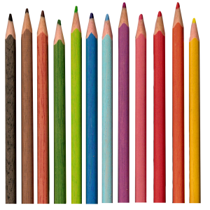 Colorful pencils PNG image