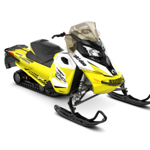 Snowmobile PNG yellow