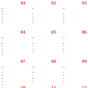 Calendar 2023 PNG