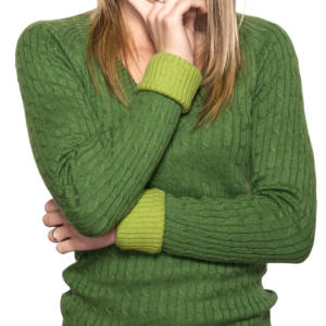 Thinking woman PNG