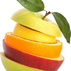 cutted apples PNG